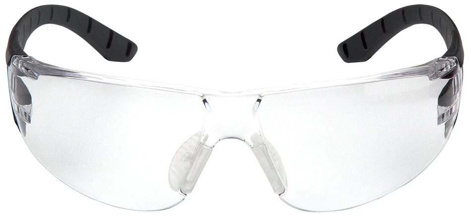 Pyramex PYSBG9610ST Endeavor Anti-Fog Safety Glasses Black-Gray Frame Clear Lens