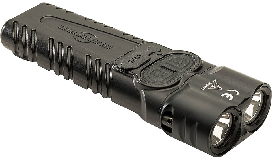 SureFire PLRC Stiletto Pro II 1500 Lumens Black Anodized Dual Beam Rechargeable LED Light