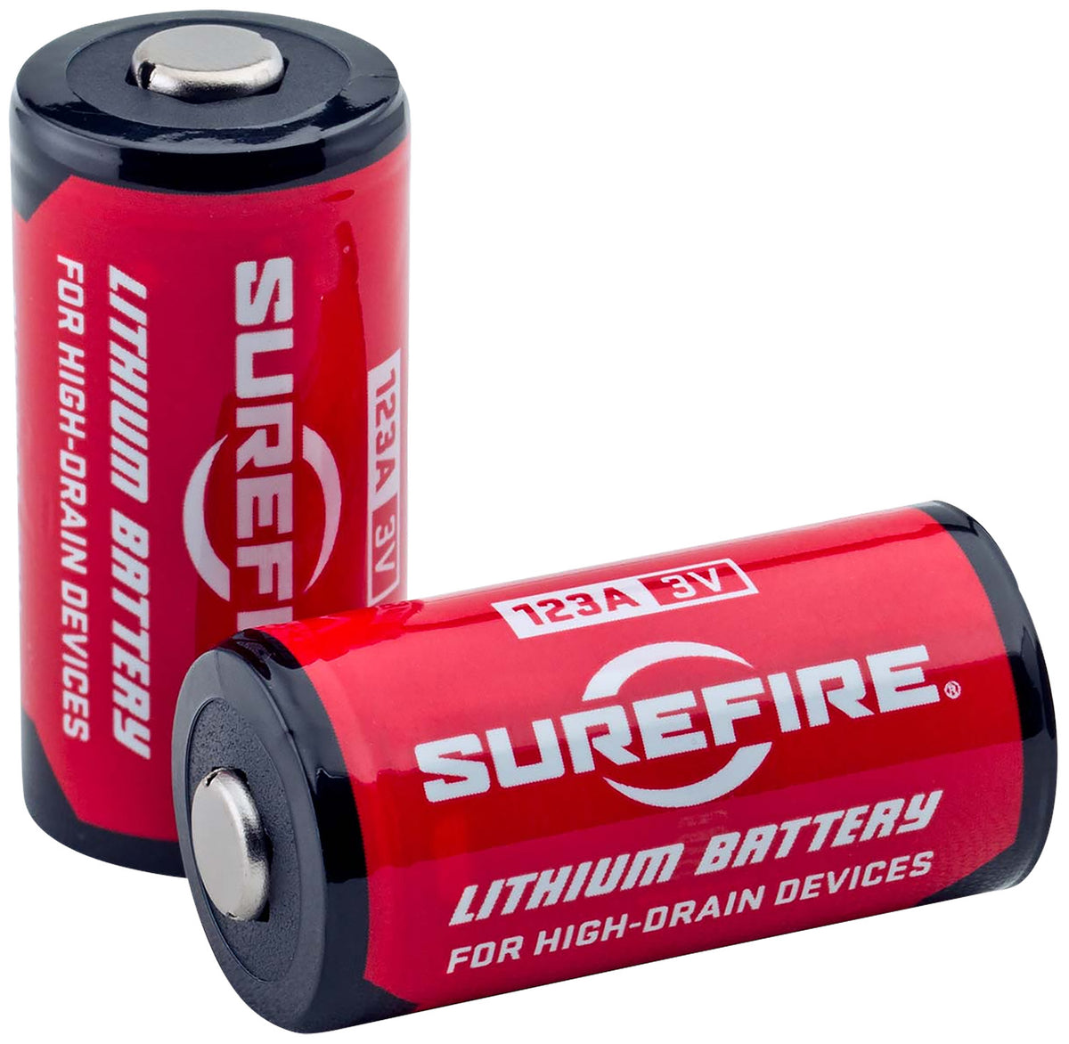 SureFire 123A High-Performance Lithium Batteries 3.0 Volts Bulk Fishbowl Display, 130 Count