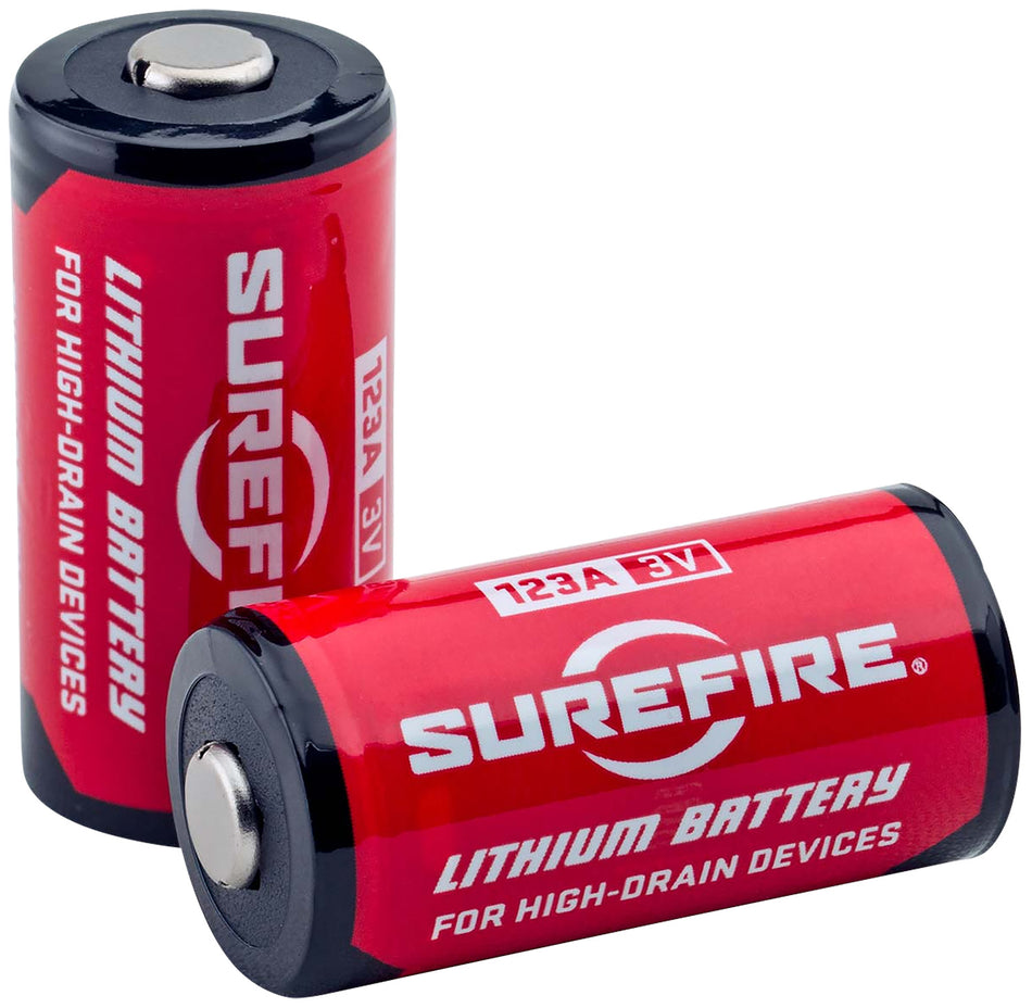 SureFire 123A High-Performance Lithium Batteries 3.0 Volts Bulk Fishbowl Display, 130 Count