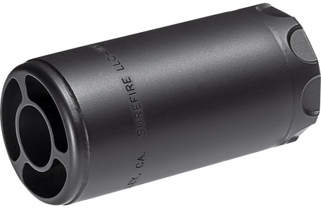 SureFire Warden 5.56mm/7.62mm Blast Regulator 5/8"x24 Thread Stainless Steel, Black Cerakote