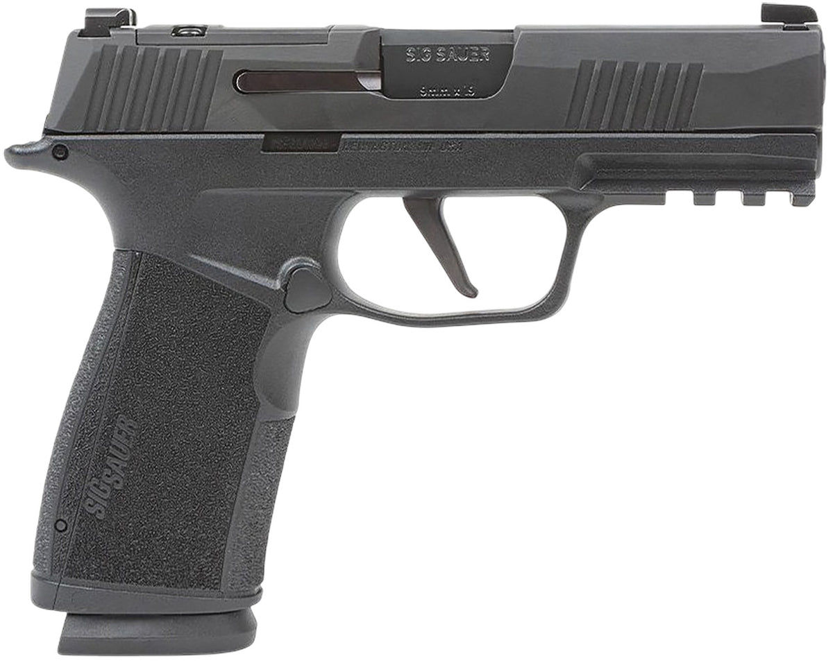 SIG P365 9mm Pistol, 3.7" Optics Ready, 10-Round, Manual Safety, Black