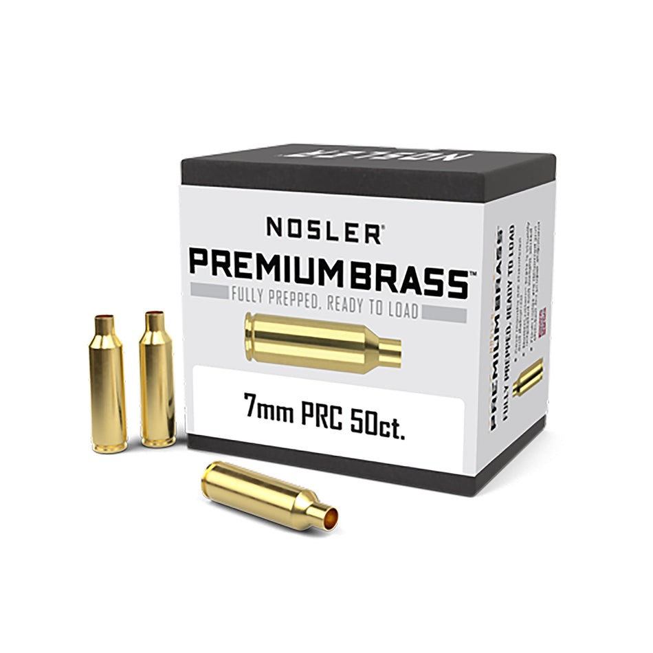 Nosler Premium Brass 7mm PRC Unprimed Rifle Cases 17890 50/Box