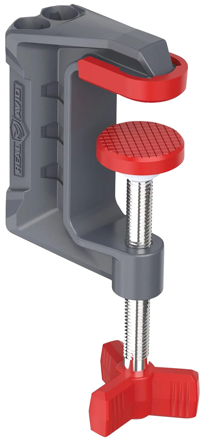 Real Avid AVSACM Smart-Assist C-Mount Gray/Red, Tool-Free Reversible Design for Flat Edges
