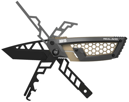 Real Avid AVGTEAR Gun Tool Edge AR-Platform Stainless Steel Tanto 2.60" Tactical Tool