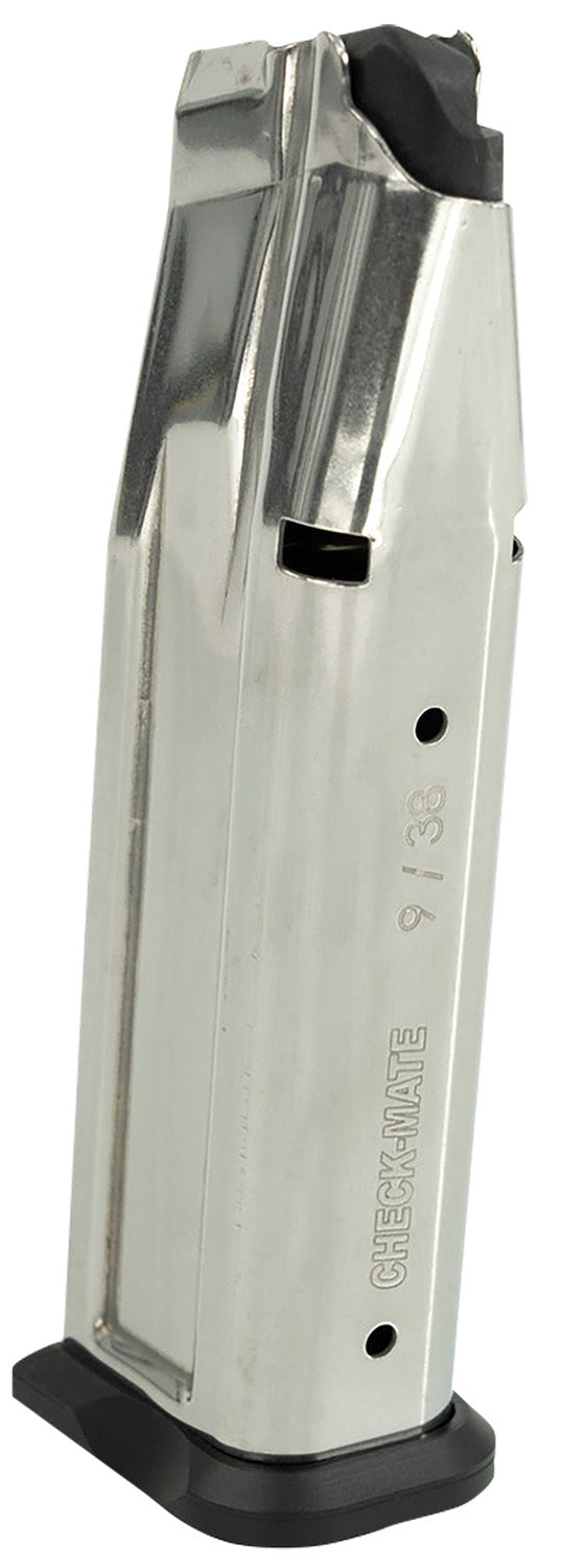SDS Imports 80001507 9mm 17rd Double Stack 1911 Pistol Magazine Chrome