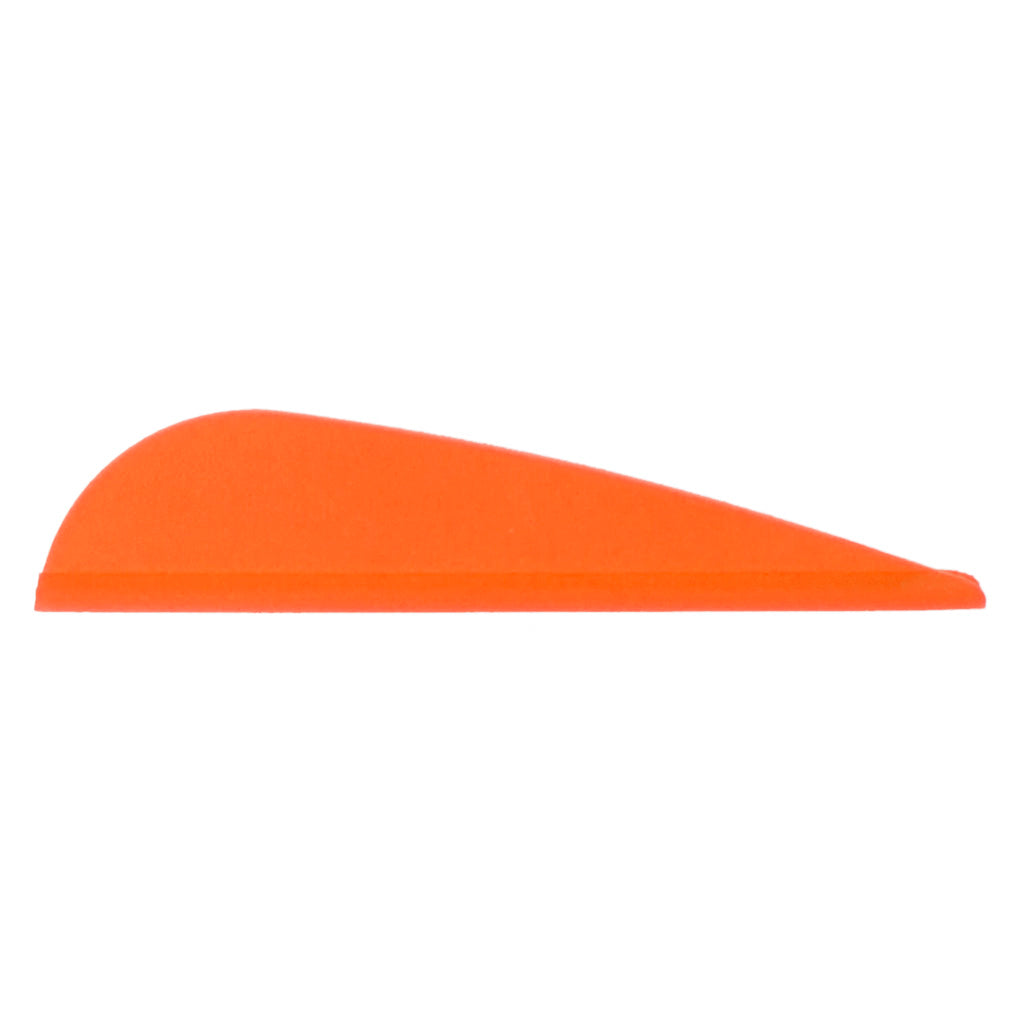 AAE Elite Plastifletch 1.75 in. Fire Orange Arrow Vanes 100-Pack