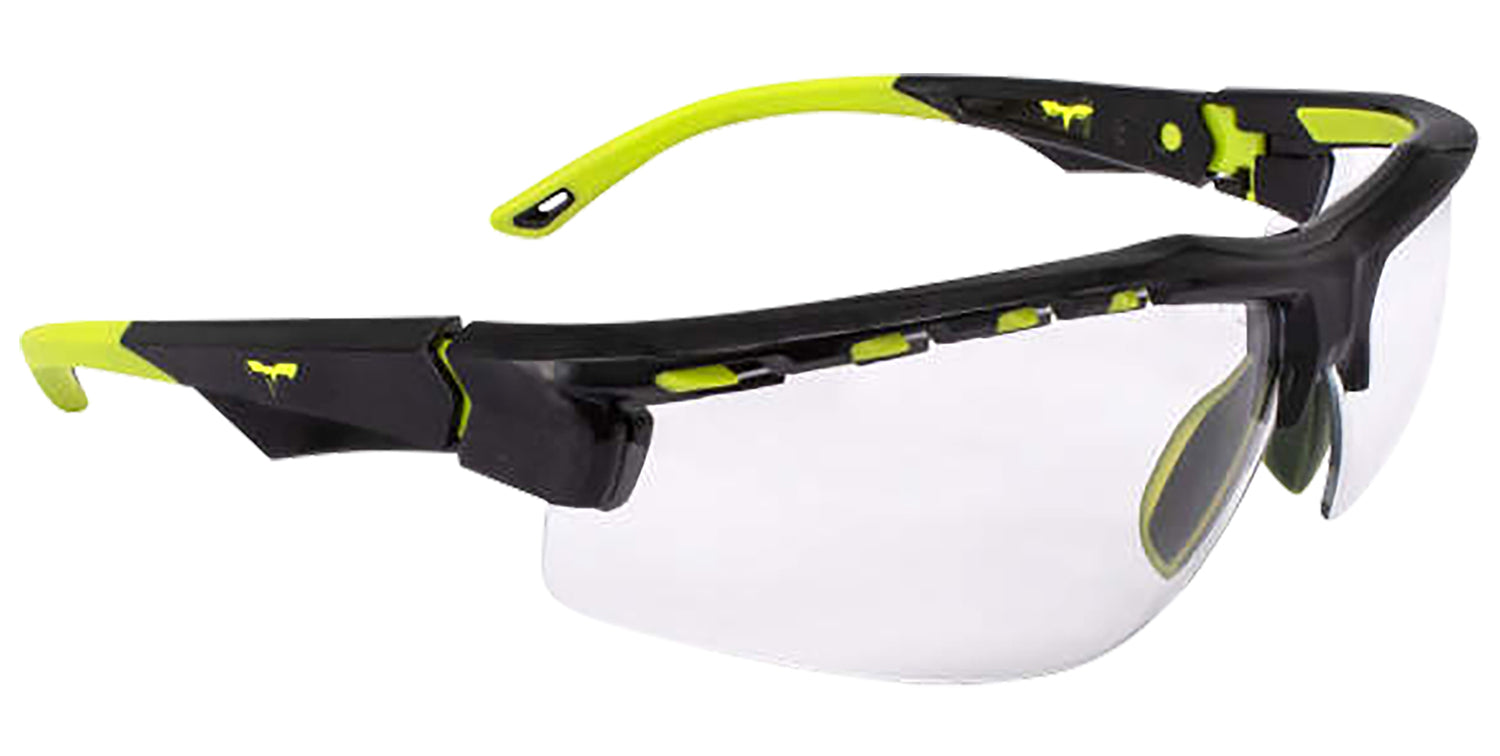 Radians TXE810CS Protective Eyewear Clear Lens Hi-Visibility Frame