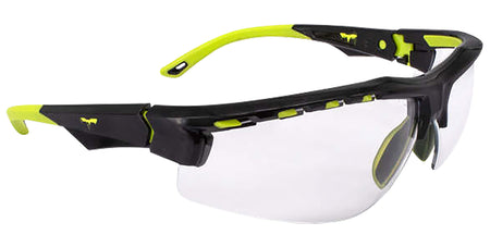 Radians TXE810CS Protective Eyewear Clear Lens Hi-Visibility Frame