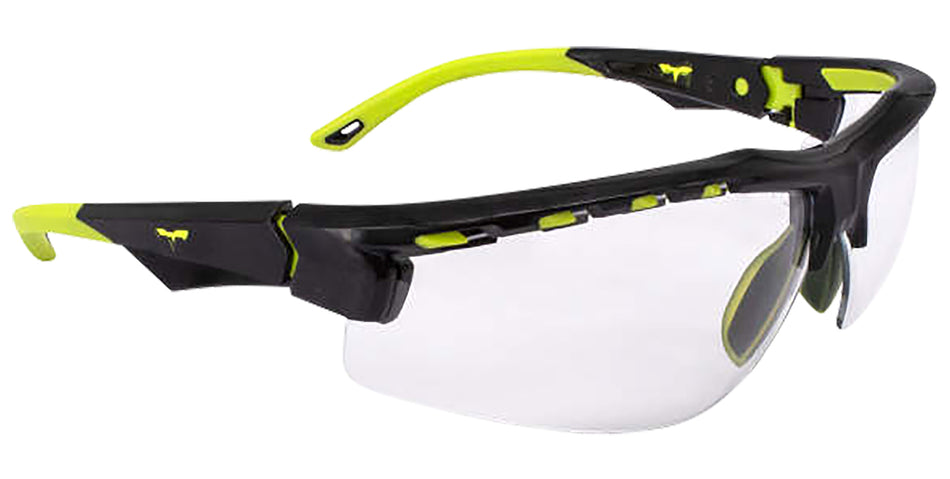 Radians TXE810CS Protective Eyewear Clear Lens Hi-Visibility Frame