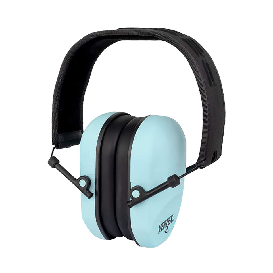 Radians VXP820BX Vertex Over-the-Head Passive Earmuff 23 dB Aqua Blue/Black