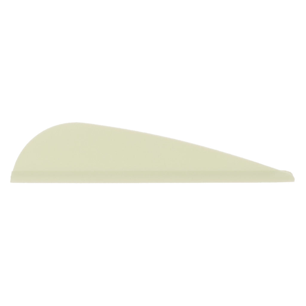 AAE Elite Plastifletch 1.75 in. White Arrow Vanes 100-Pack