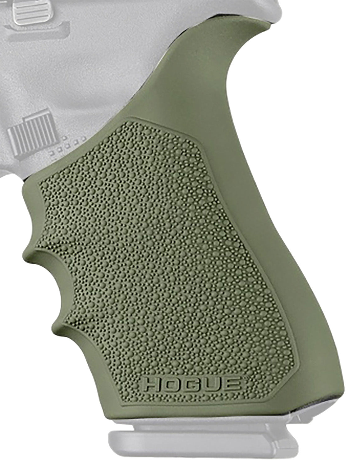 Hogue 17021 Beavertail HandAll OD Green Rubber Grip Sleeve
