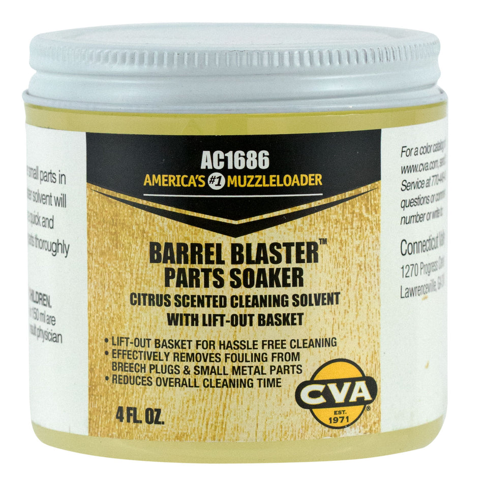 CVA AC1686 4 oz Barrel Blaster Parts Soaker Removes Fouling from Breech Plugs