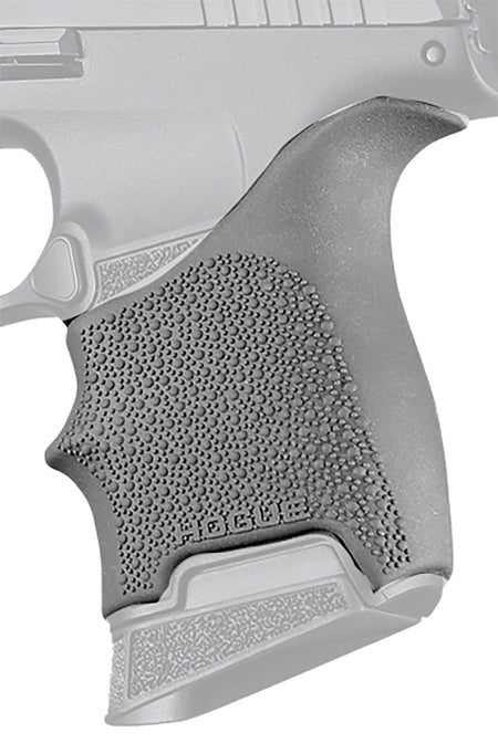 Hogue 18702 Slate Gray Rubber HandAll Beavertail Grip Sleeve with Finger Grooves, Fits Ruger LCP Max