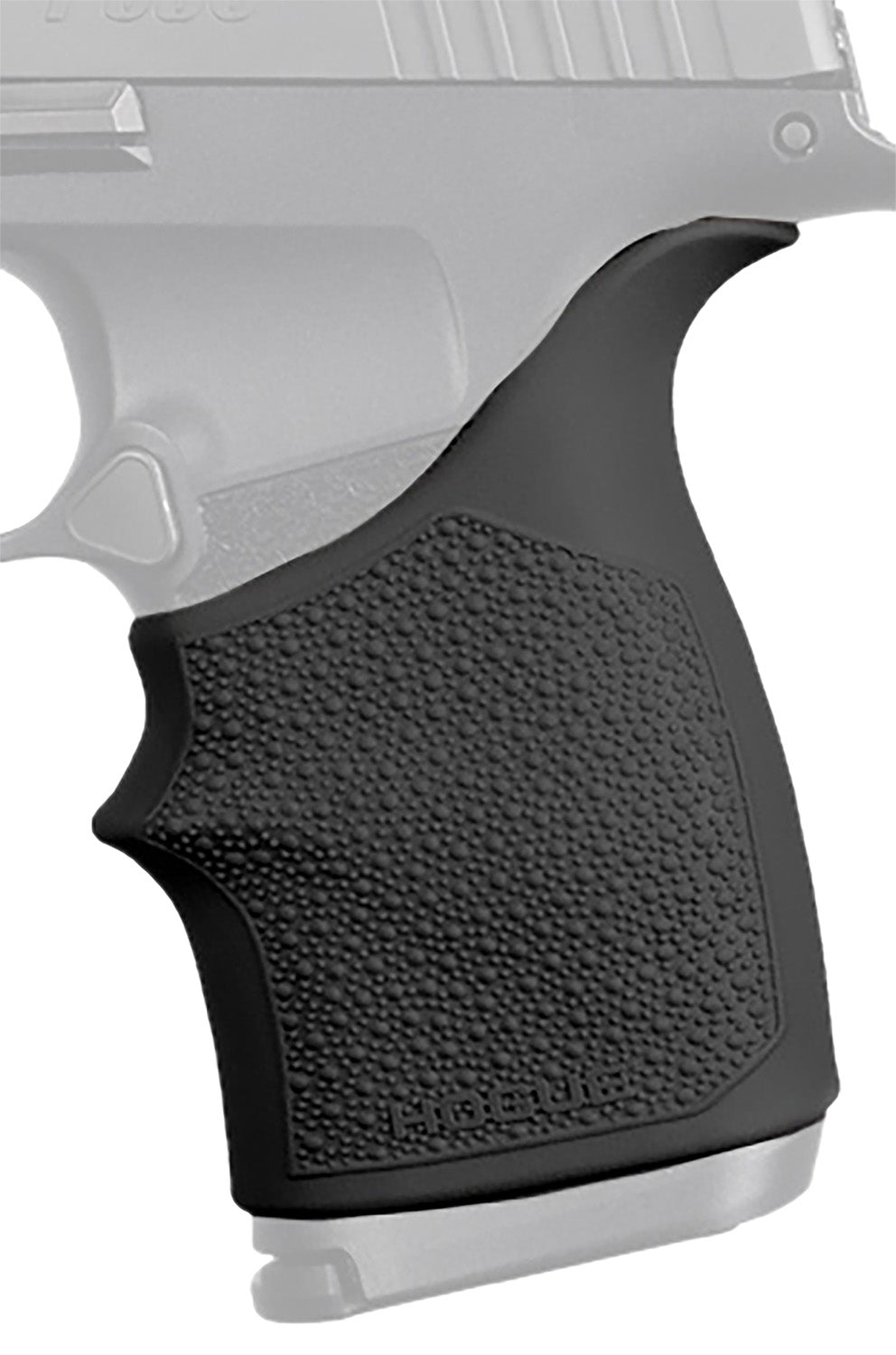 Hogue 18710 Black Rubber HandAll Beavertail Grip Sleeve with Finger Grooves and Palm Swells