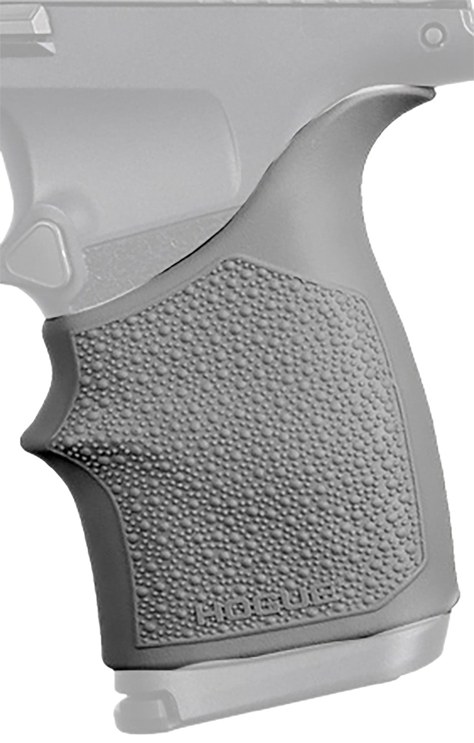 Hogue 18712 Slate Gray Rubber HandAll Beavertail Grip Sleeve with Finger Grooves and Palm Swells