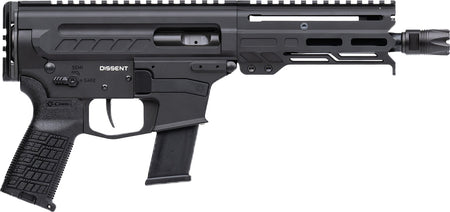 CMMG Dissent MKG .45 ACP Pistol, 13+1 Capacity, 6.5" Black Nitride Barrel, Black Armor Cerakote