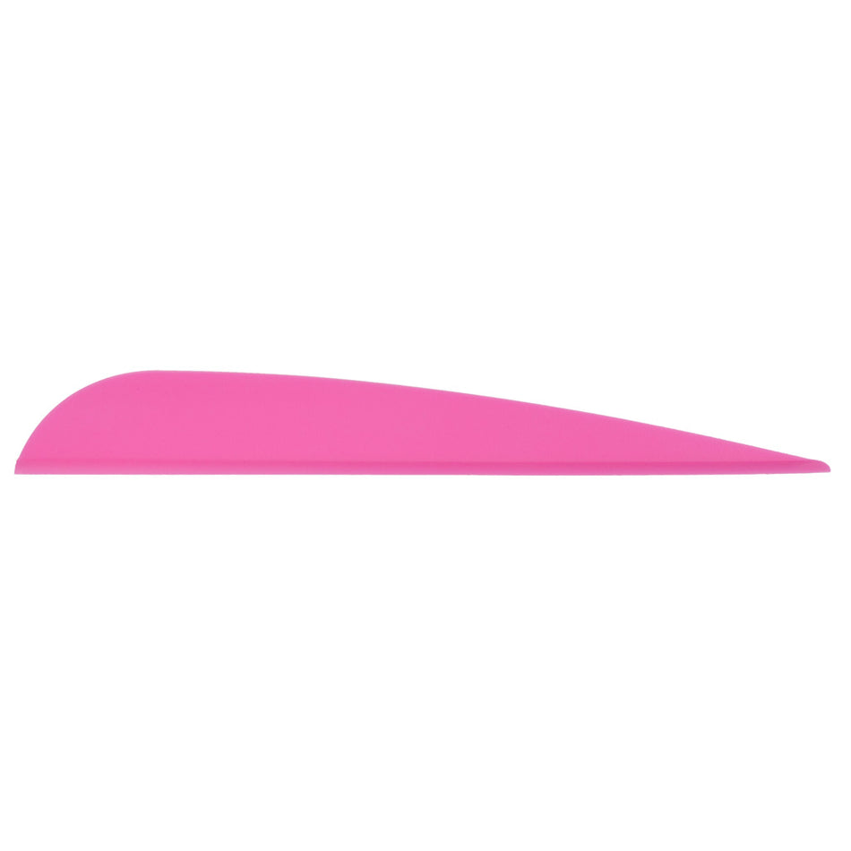 AAE Elite Plastifletch 3.875 in. Hot Pink Arrow Vanes 100-Pack