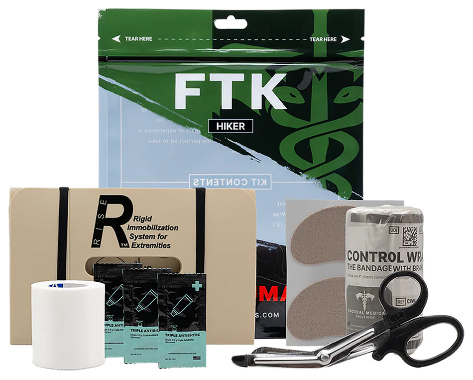 Tacmed Solutions 00119 Hiker Field Trauma First Aid Kit 10x8.13x3.5 Inch