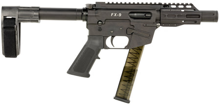 Freedom Ordnance FX9P4SBM 9mm Luger 4" Pistol - Black, SB Mini Brace