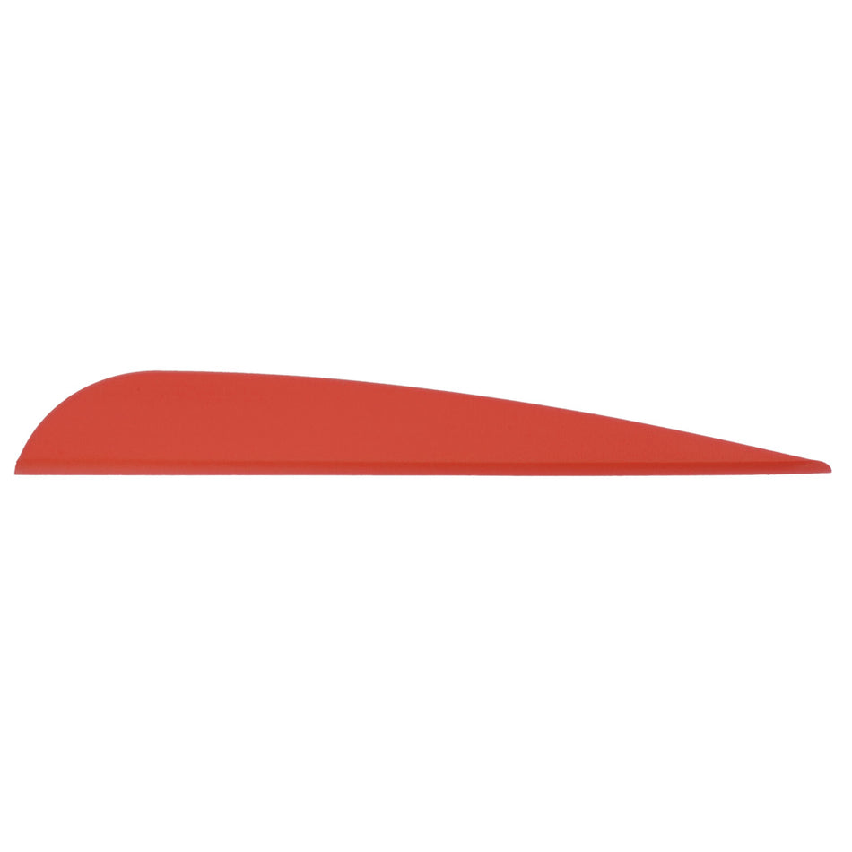 AAE Elite Plastifletch 3.875 in. Red Arrow Vanes 100-Pack