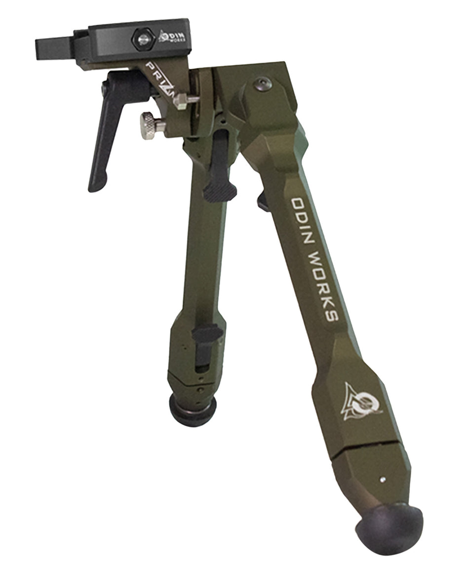 Odin Works Precision Arca Bipod Ranger Green BPPRIZMARCARG 4"-14.5" 6061 Aluminum
