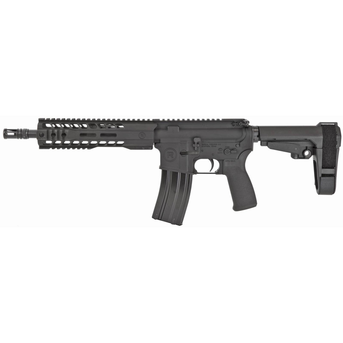 Radical Firearms AR Pistol 300 AAC Blackout 10.5in HGA BLK 9in MHR M-LOK SBA3 Pistol Brace 30RD