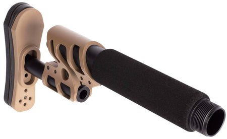 Odin Works Zulu 2.0 Adjustable Stock Kit FDE Aluminum with Padded Buffer Tube