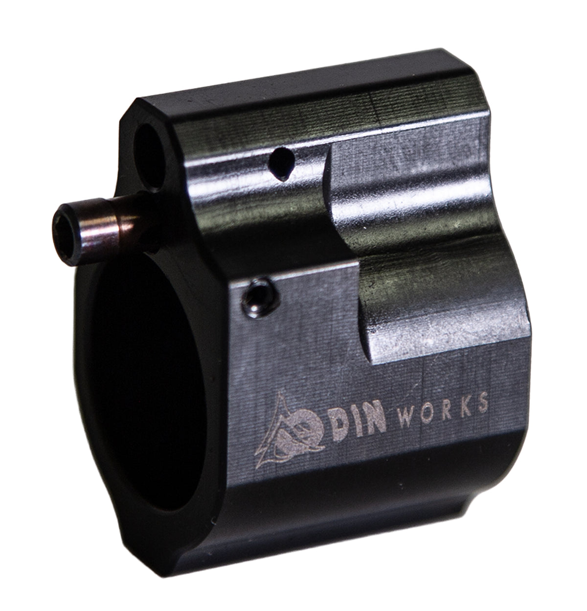 Odin Works Adjustable Gas Block .750" Low Profile Carbon Steel Black Nitride