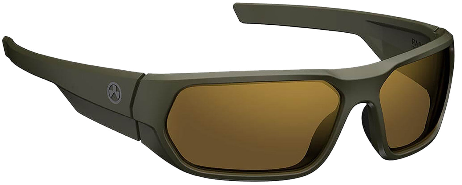 Magpul Radius Shooting Glasses Bronze Gold Lens OD Green Frame MAG114513152030