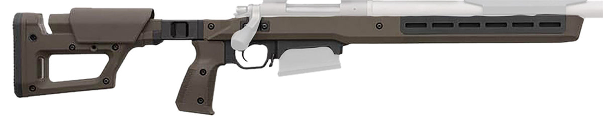 Magpul Pro 700 Lite LA Stock Olive Drab Green Billet Aluminum Chassis Rem 700 MAG1380ODG