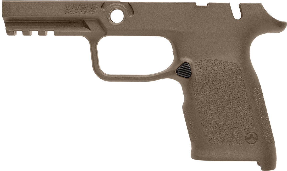 Magpul EHG SG9 Compact P320 Grip Frame with Manual Safety Flat Dark Earth (MAG1431FDE)