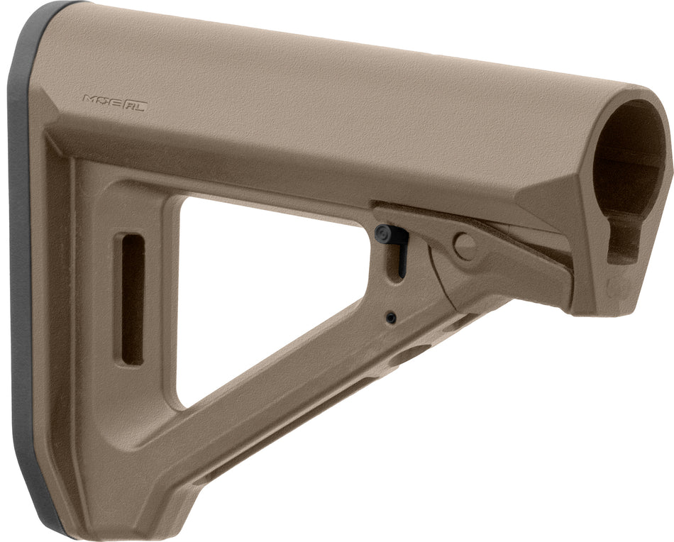 Magpul MAG1440FDE MOE RL Reversed Lever Buttstock FDE for AR10/AR15/M4/M16