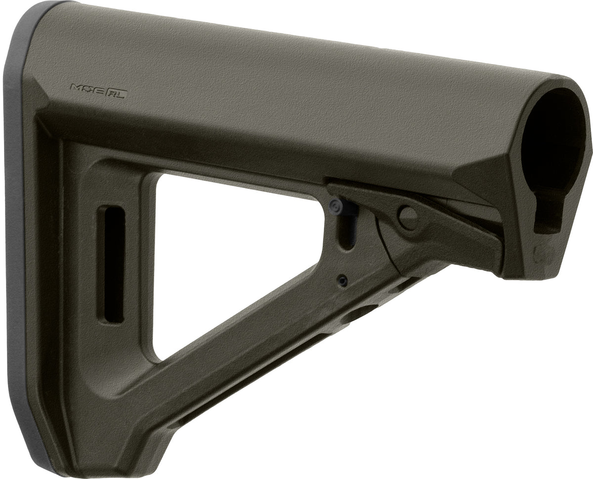Magpul MAG1440ODG MOE RL Reversed Lever Buttstock Olive Drab Green for AR10/AR15/M4/M16