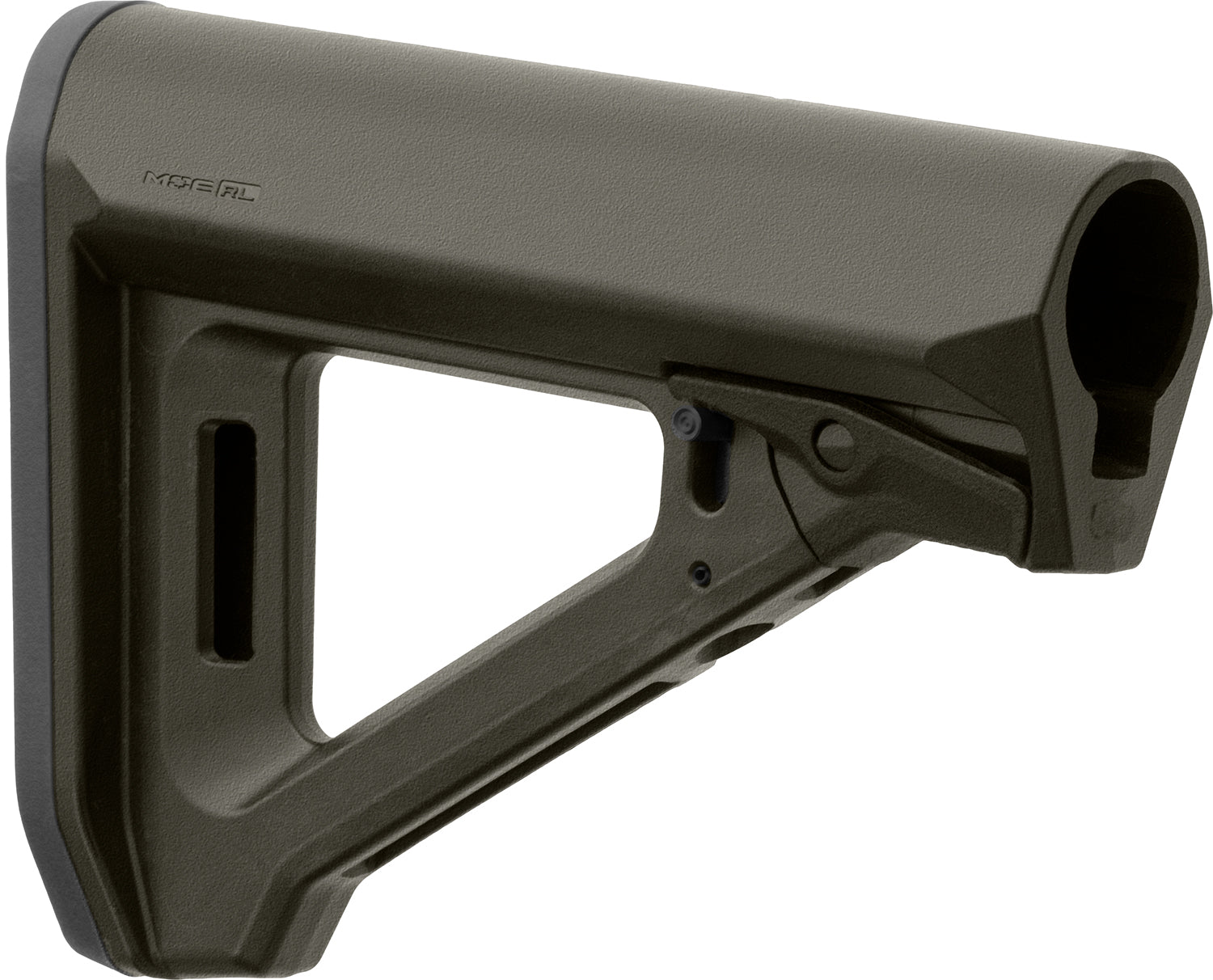 Magpul MAG1440ODG MOE RL Reversed Lever Buttstock Olive Drab Green for AR10/AR15/M4/M16