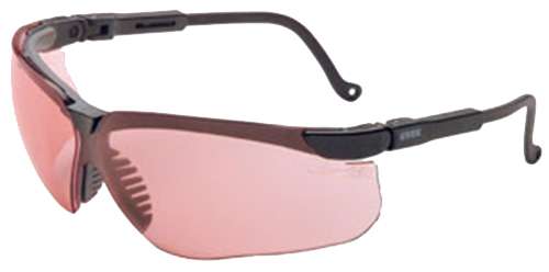 Howard Leight Genesis Eye Protection Black Frame Vermillion Lens