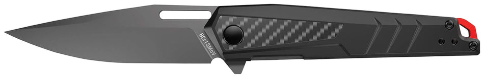 Real Avid RAV-5 AVRAV5 Spring-Assist Folding Knife 3.40" Drop Point 8Cr13MoV Titanium Finish