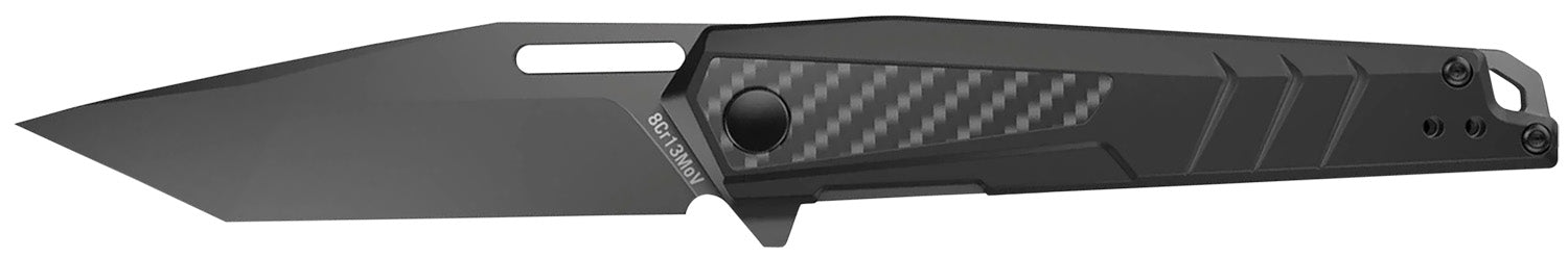 Real Avid RAV-6 AVRAV6 Spring-Assist Folding Knife 3.40" Tanto 8Cr13MoV Titanium Finish
