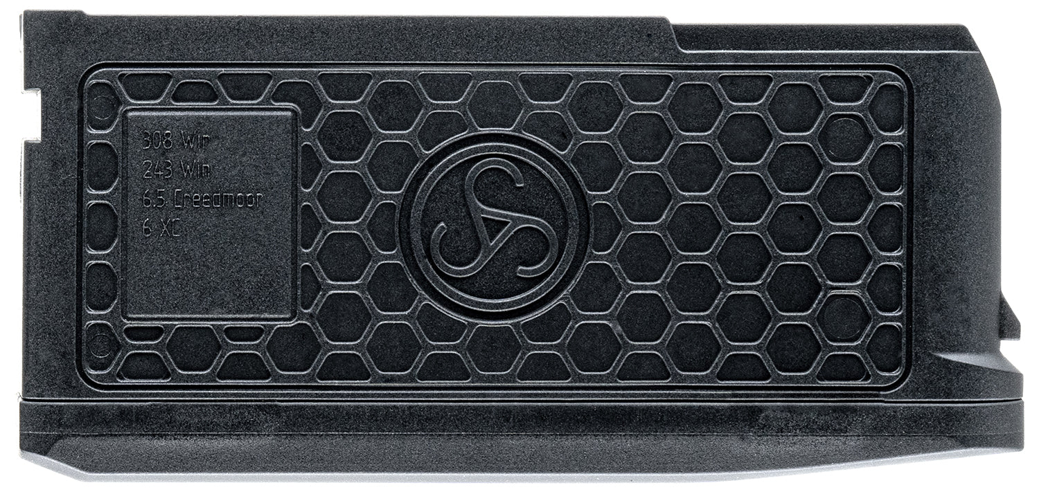 Sauer 80235089 505 5rd Rifle Magazine 6.5 Creedmoor/308 Win/243 Win Black Finish