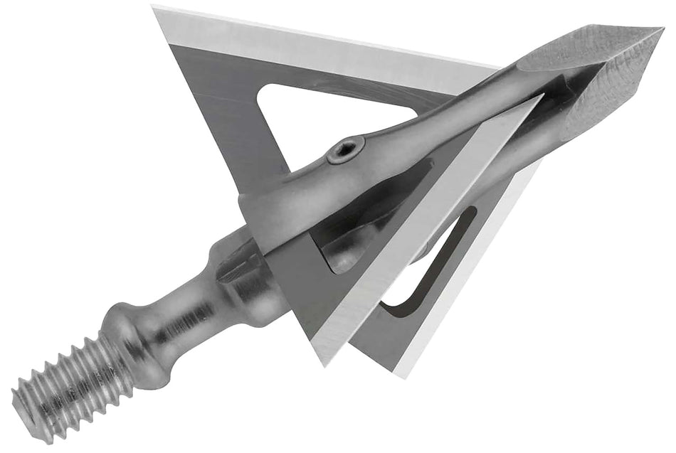 Muzzy Trocar 290 3-Blade Broadhead SS Ferrule Right Offset 100 GR 3 Per Pack