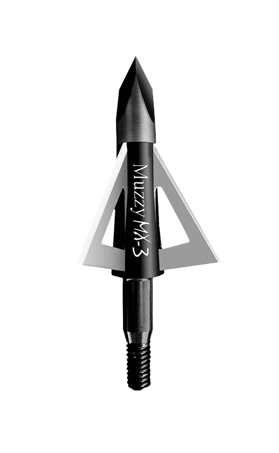 Muzzy MX-3 225MX33 3-Blade Broadhead 100 GR Trocar Tip Anodized Aluminum 3 Per Pack