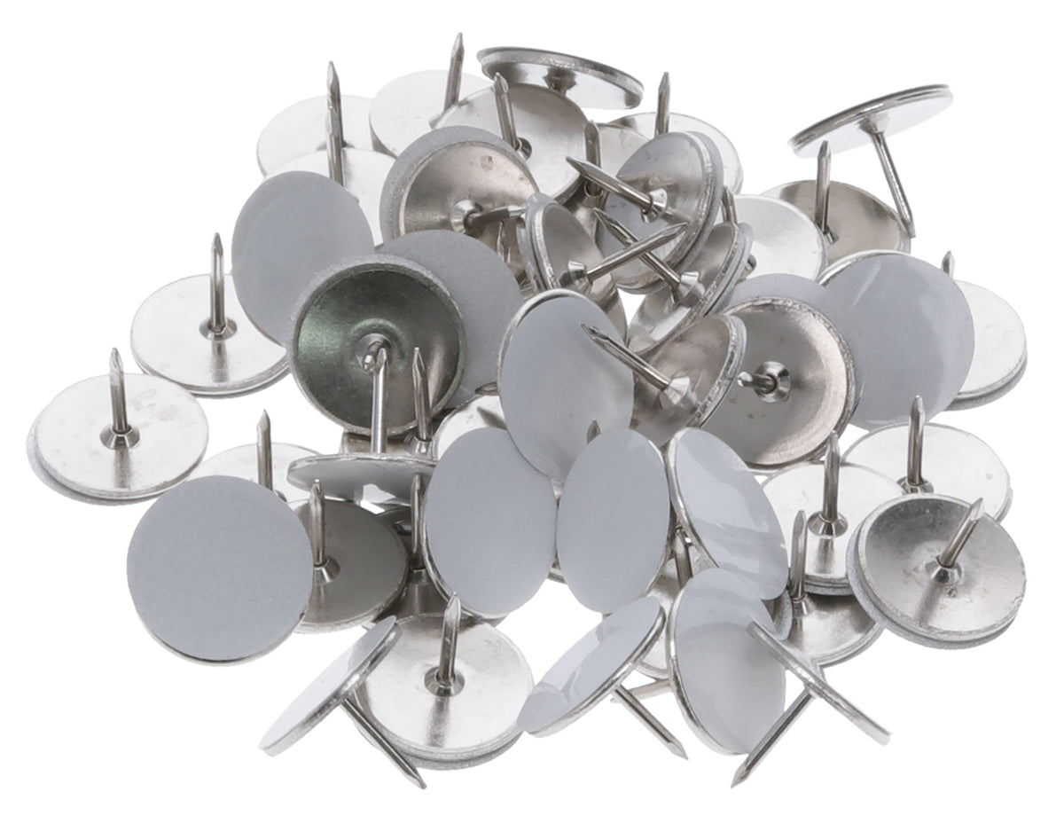 HME RT-50-W White Reflective Trail Tacks 3.75" 50-Pack for Hunters