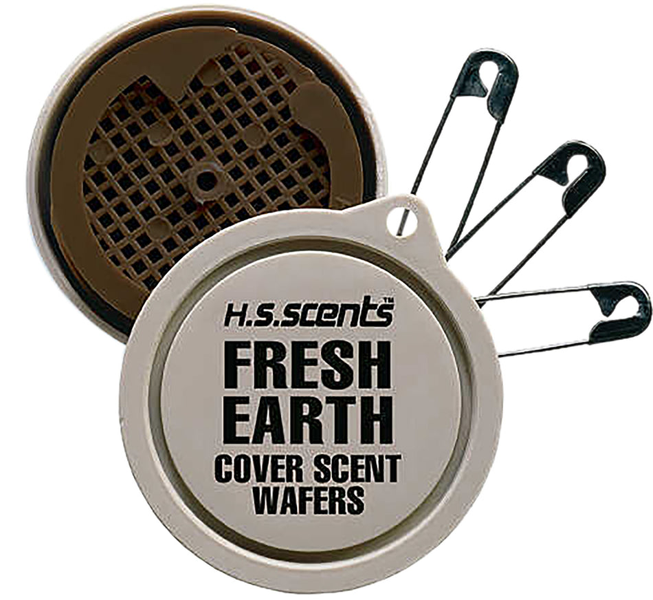 Hunters Specialties 01021 Fresh Earth Scent Wafers 9 Pack with Storage Containers