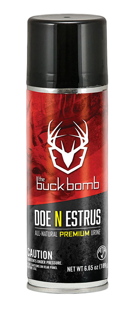 The Buck Bomb Doe In Estrus Urine Aerosol Scent 6.65 oz