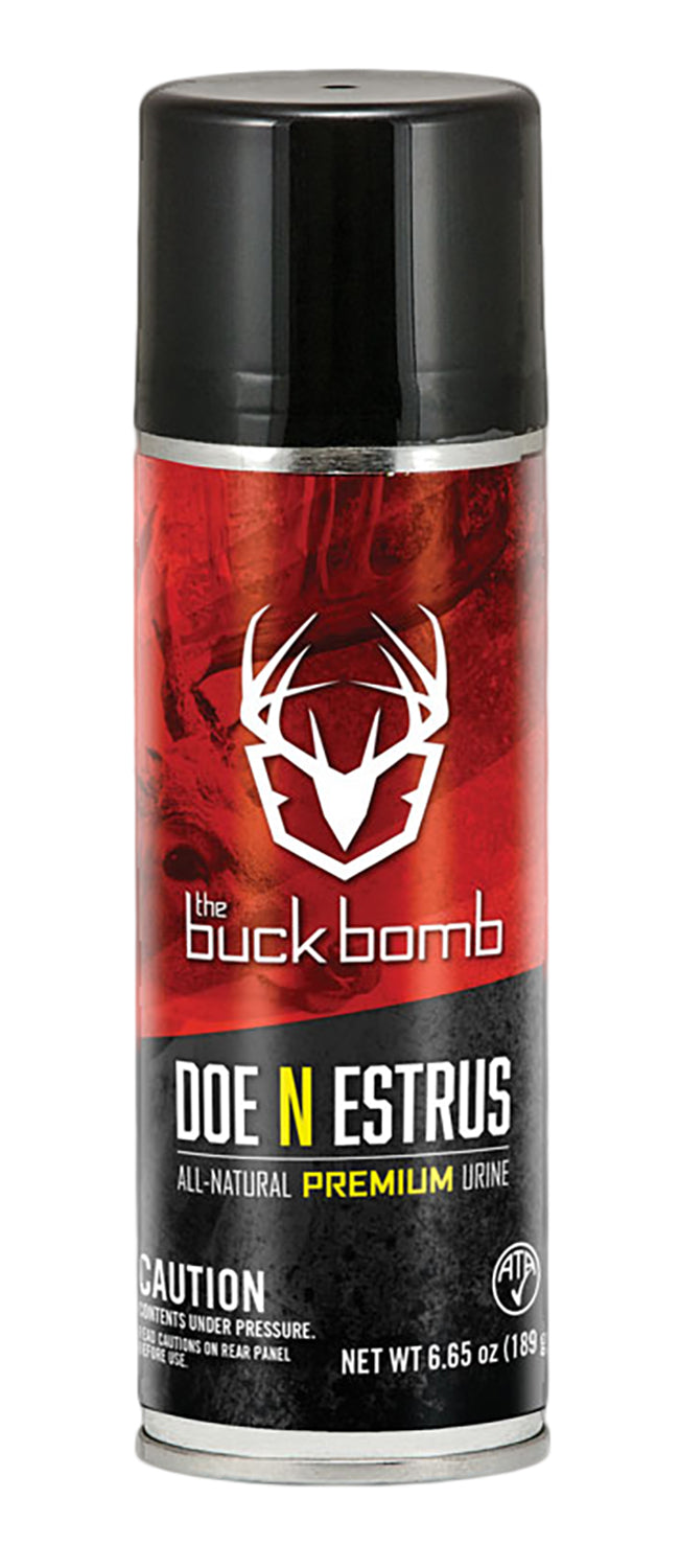 The Buck Bomb Doe In Estrus Urine Aerosol Scent 6.65 oz
