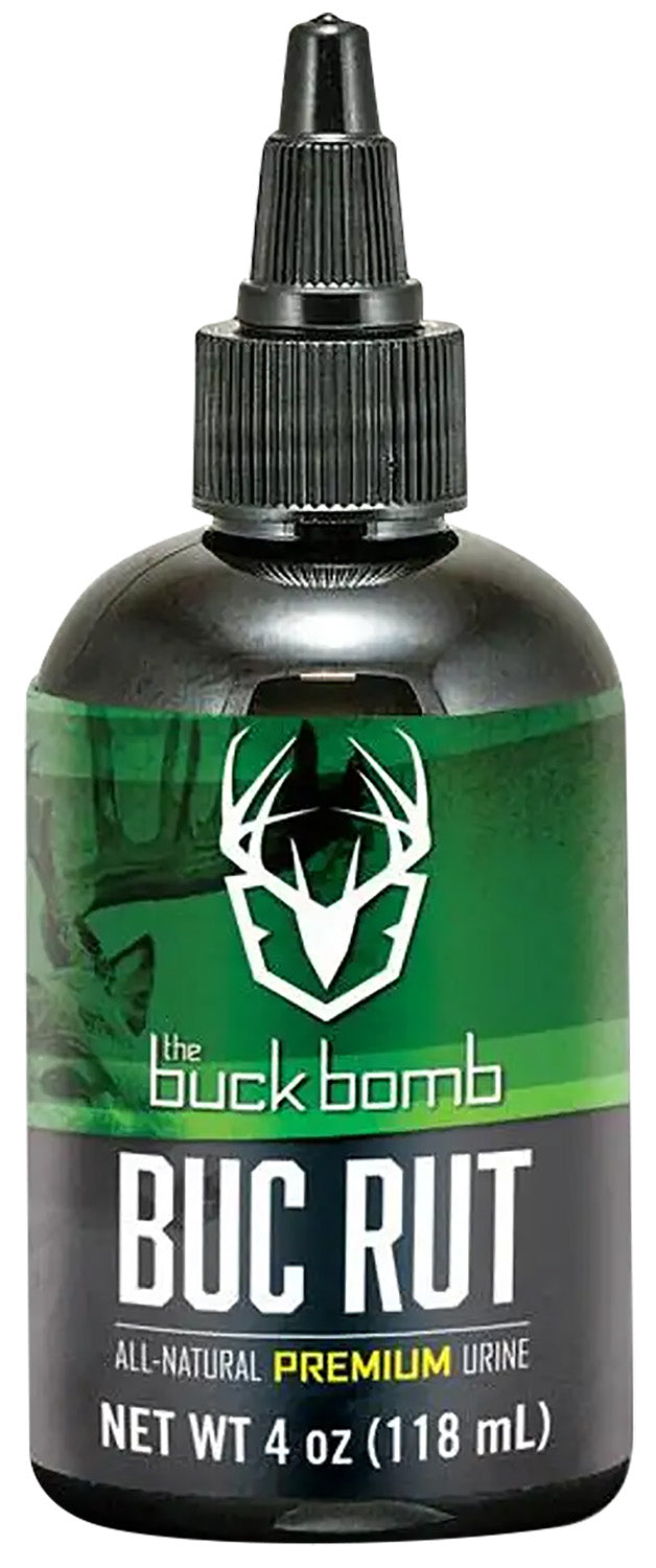 The Buck Bomb BucRut Mature Buck Urine Liquid Scent 4 oz Bottle