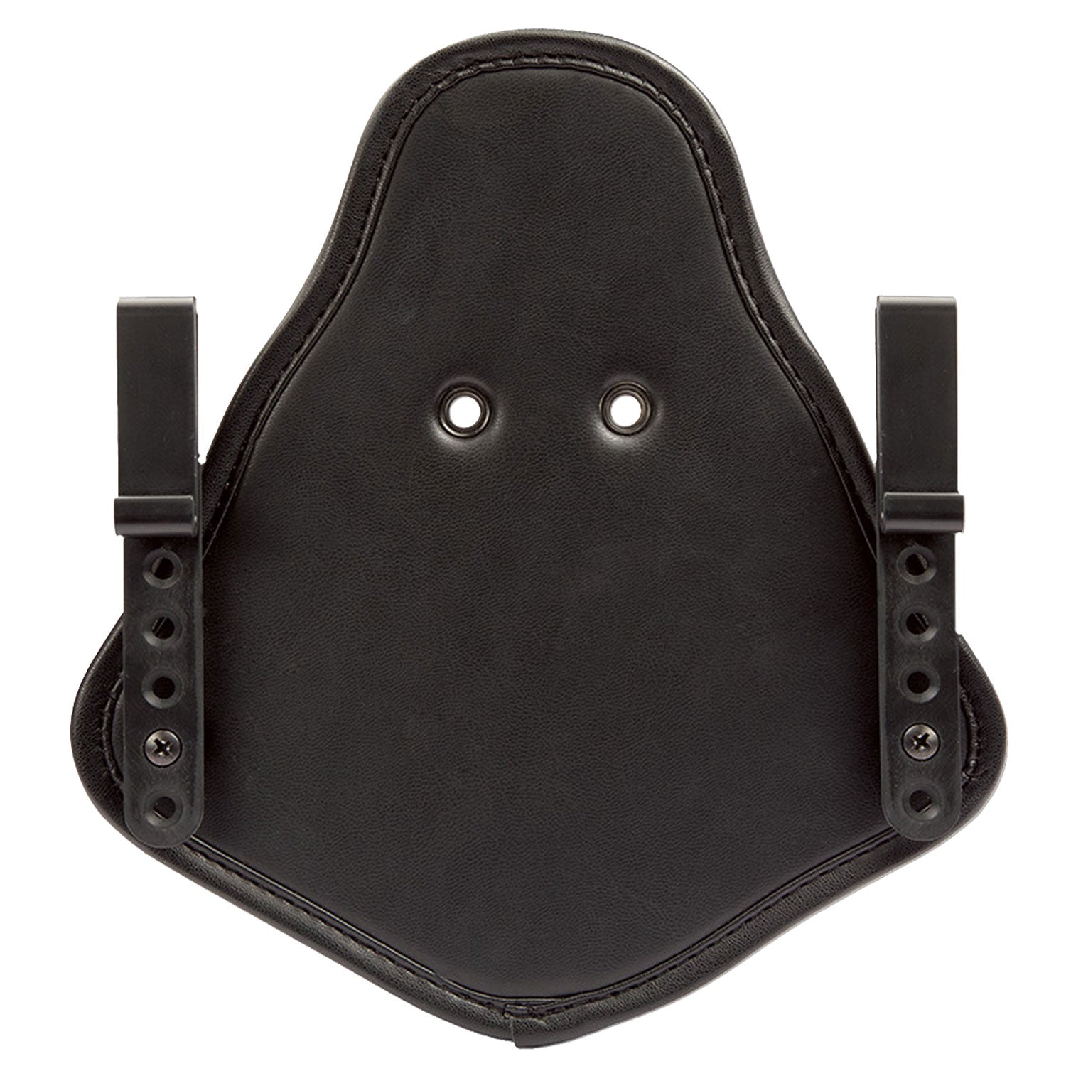 Uncle Mike's IWB Holster Adapter with Belt Clips Black Suede-Like Ambidextrous Fits Reflex and Kydex