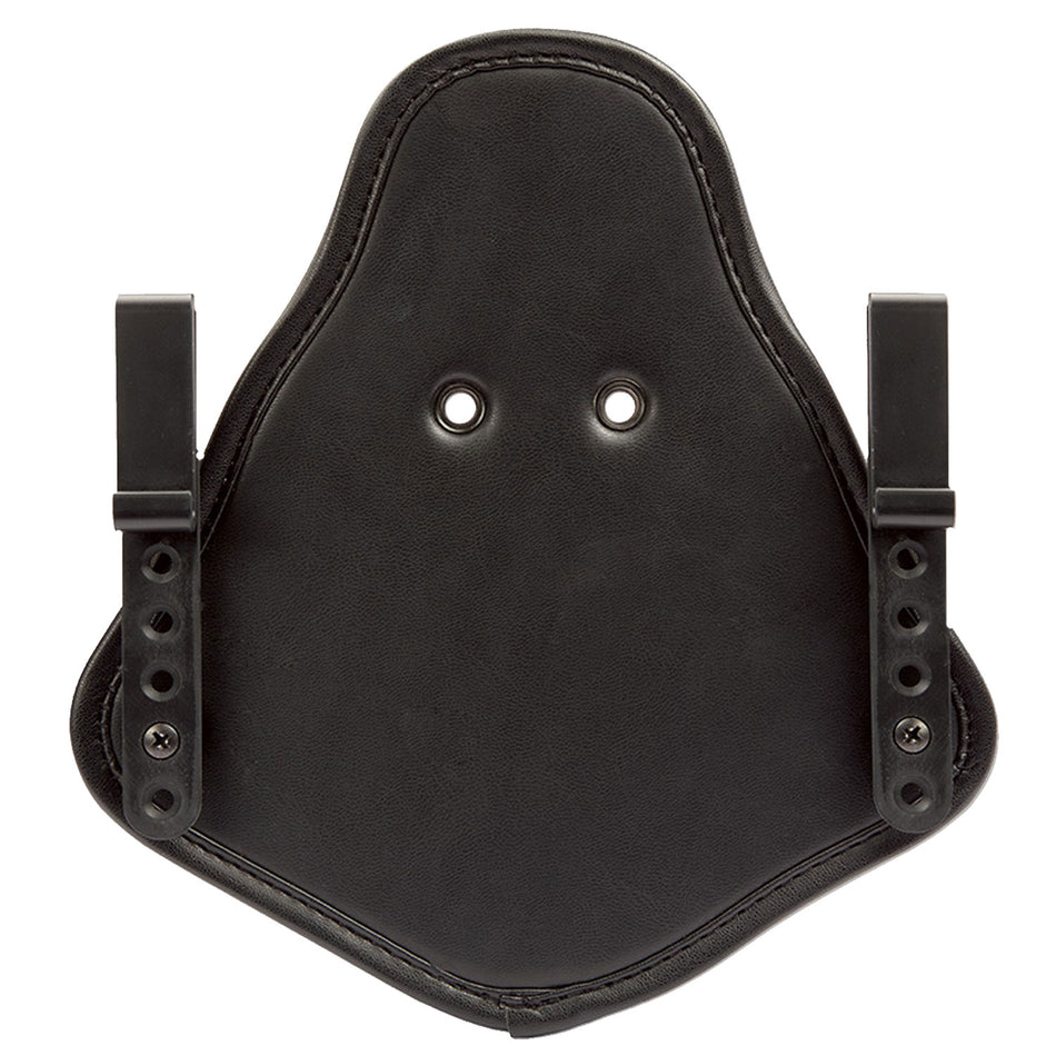 Uncle Mike's IWB Holster Adapter with Belt Clips Black Suede-Like Ambidextrous Fits Reflex and Kydex