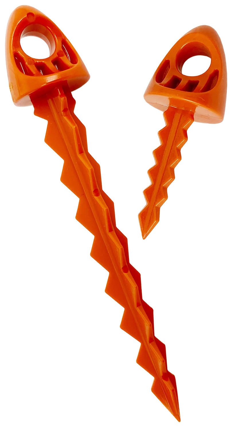 TargetTack 1" & 3" Orange Plastic Tacks for Shooting Targets – 12-Pack Variety